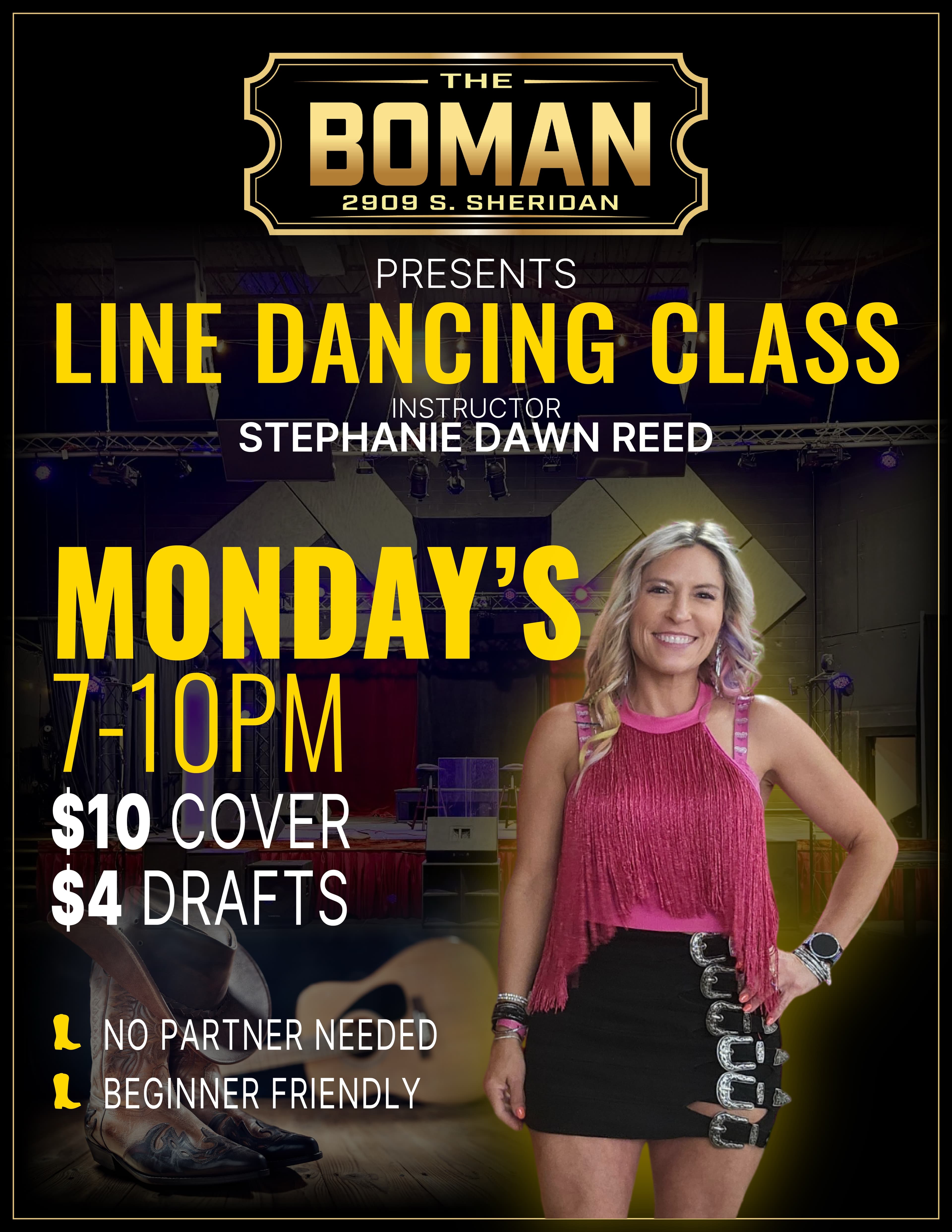 Line Dancing Class at The Boman