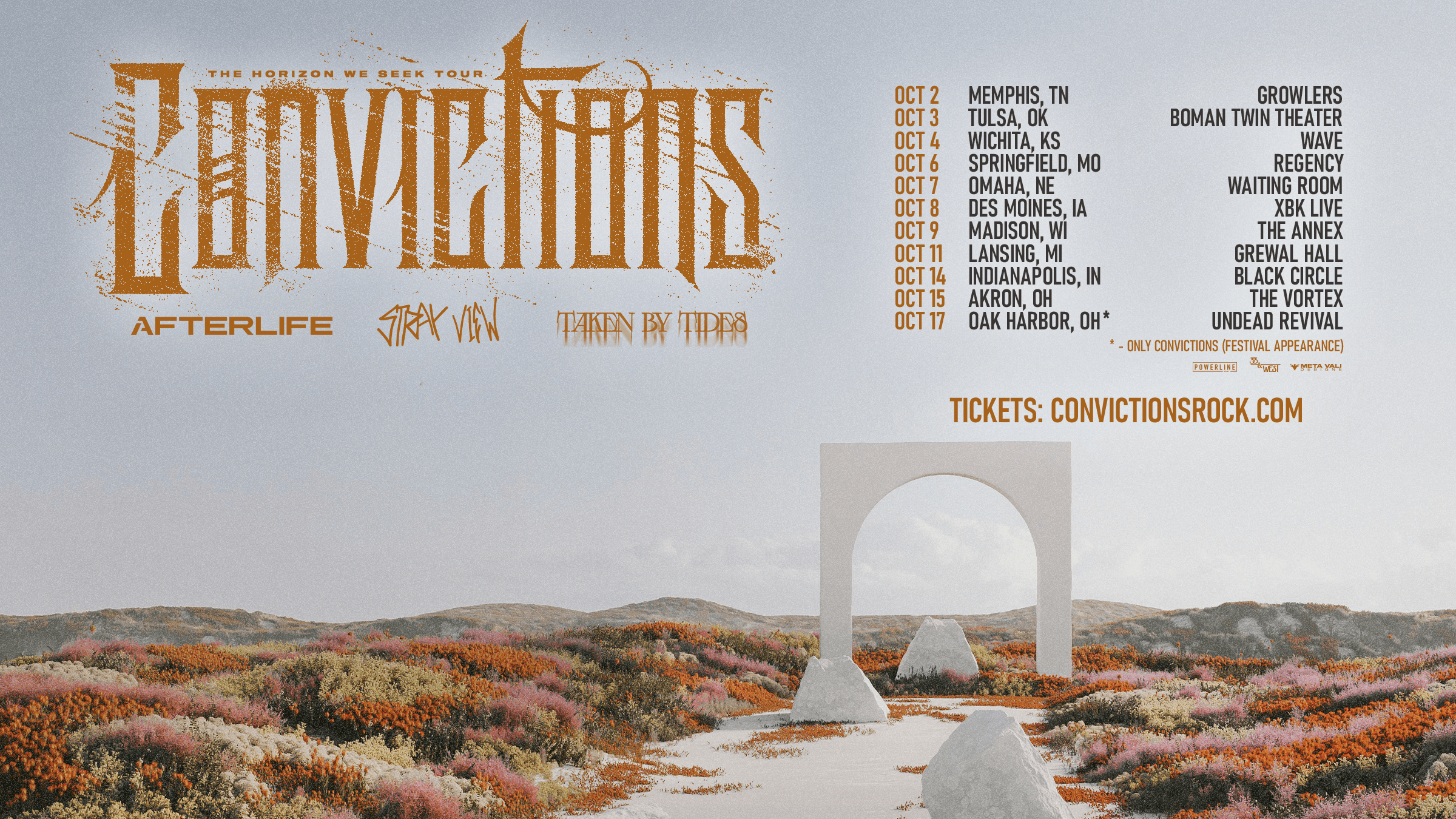 Convictions With Taken By The Tides Live at The Boman